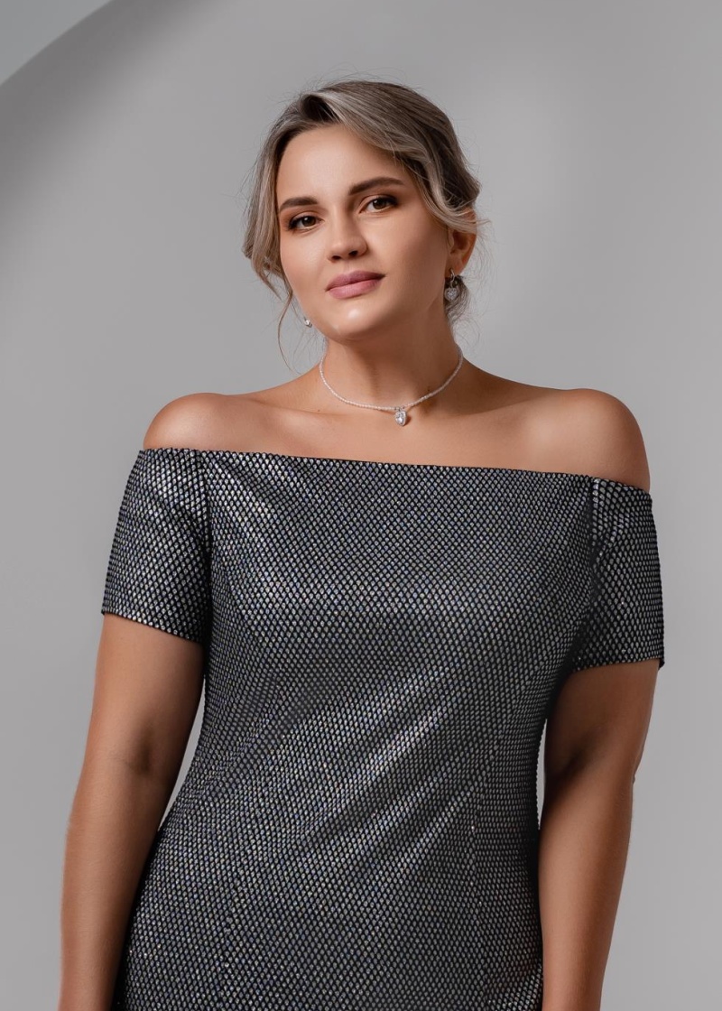 серебро/черный/